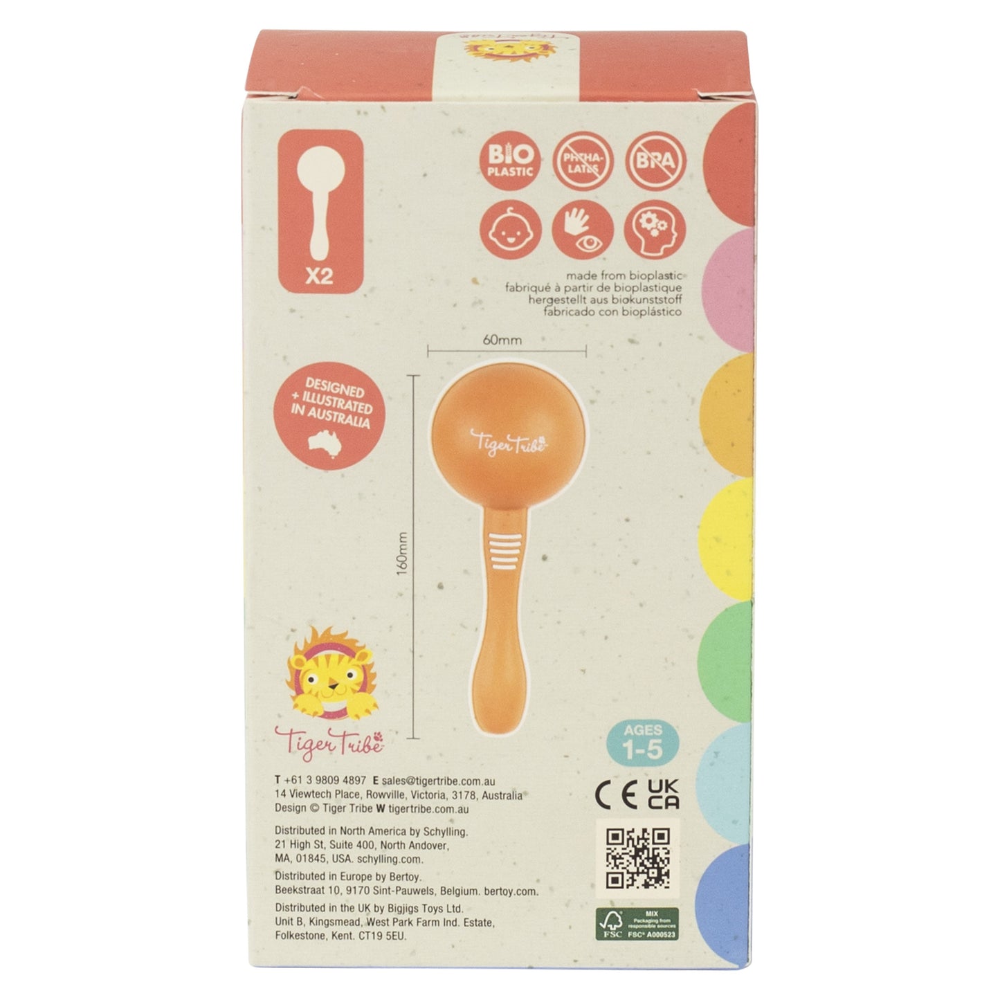 Eco Maracas - Spotty Dot AU