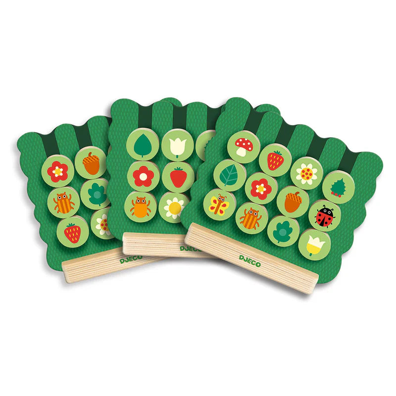 12 piece Garden Vertical Wooden Game Spotty Dot Toys