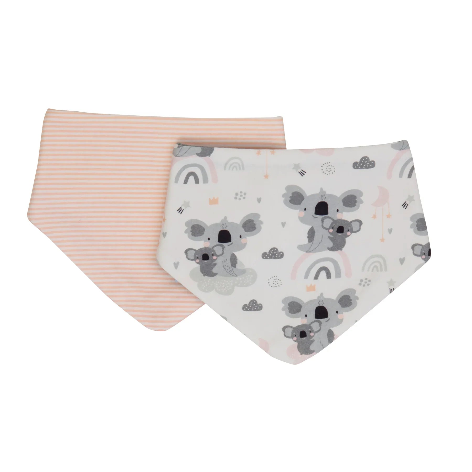 All4Ella Koala Bib Pink Spotty Dot Baby