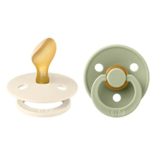 BIBS Anatomical Pacifier Dummy Ivory Sage