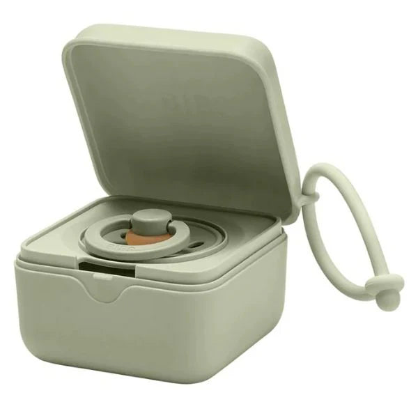 BIBS Pacifier Box Sage Spotty Dot Baby