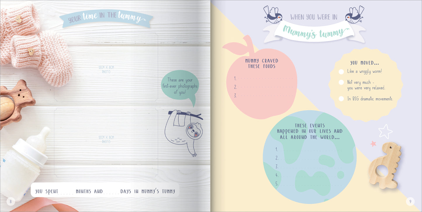My Baby Record Book - Spotty Dot