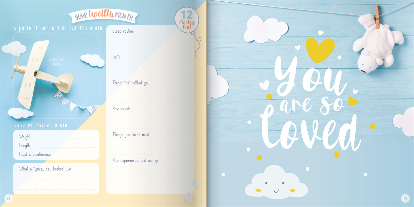 My Baby Record Book - Spotty Dot