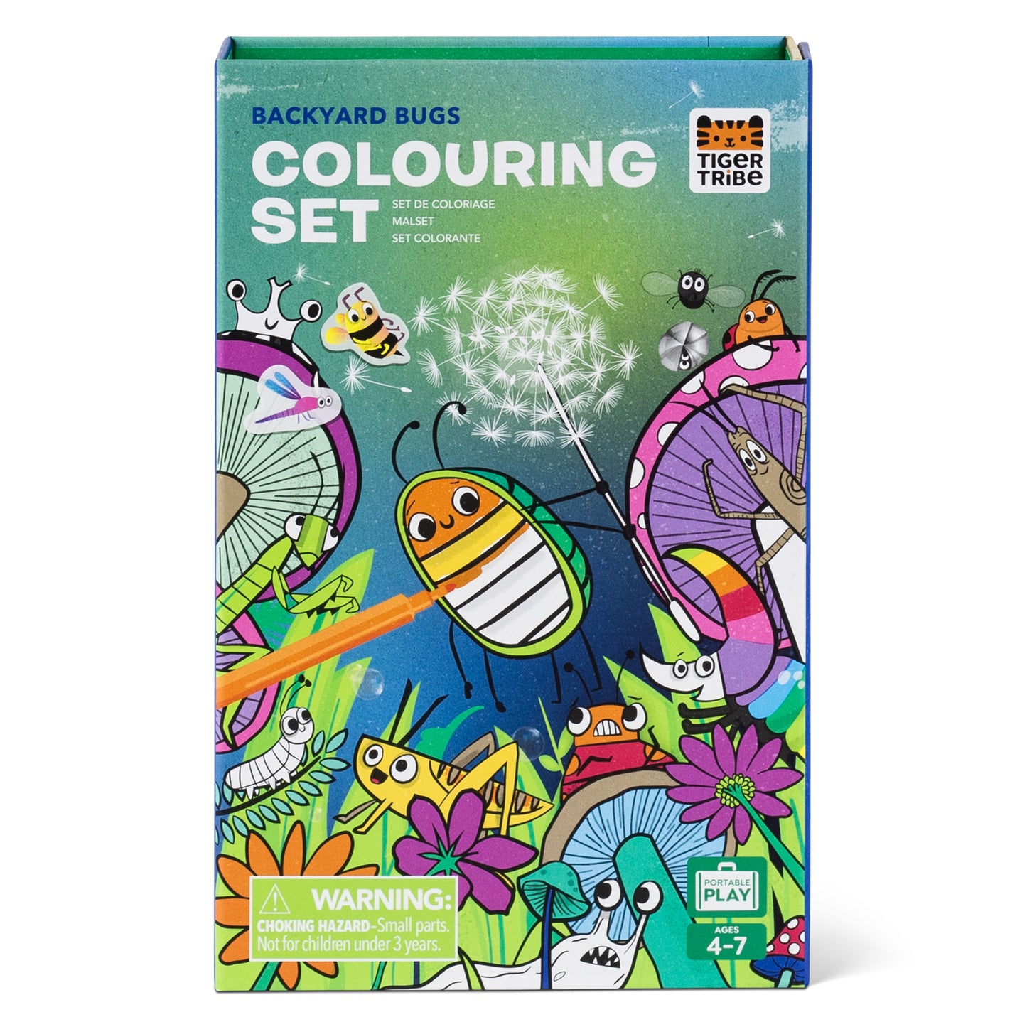 Backyard Bugs Colouring Set Spotty Dot Toys