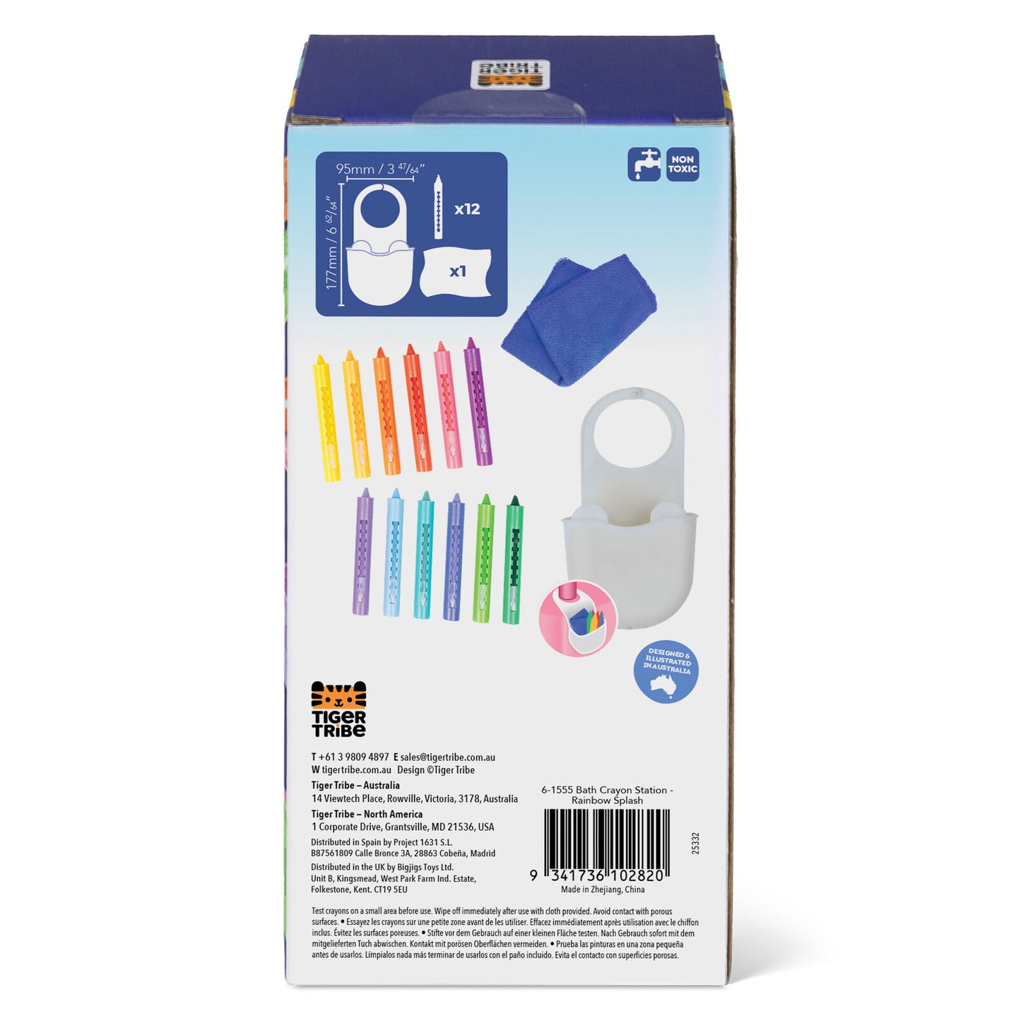 Bath Crayon Station Rainbow Splash Spotty Dot Toys