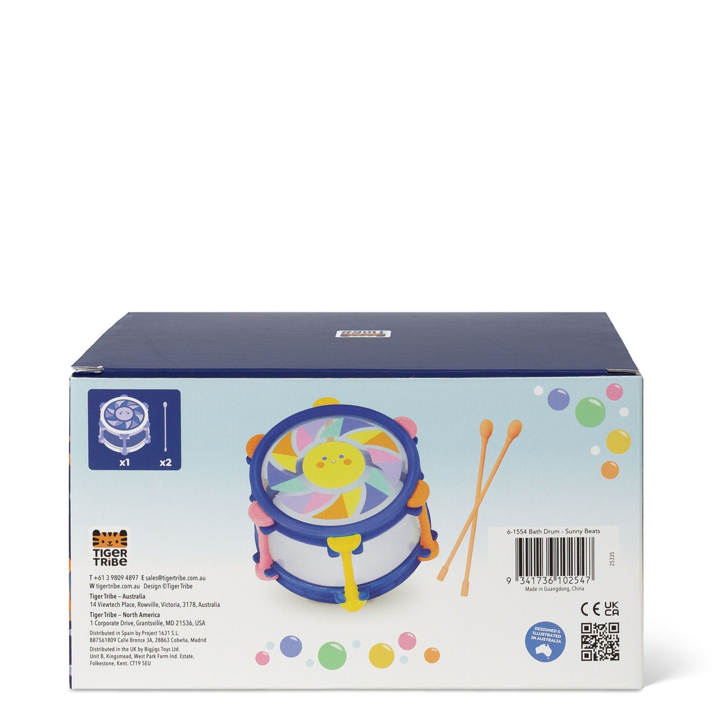 Bath Drum Spotty Dot Toys