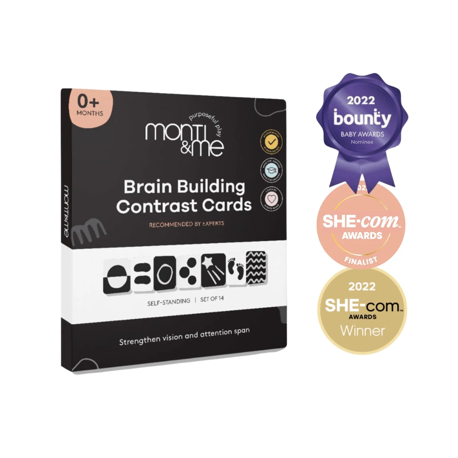 Black & White High Contrast Cards Spotty Dot Toys