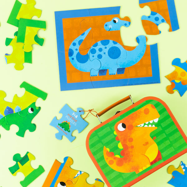 My First Puzzle Case Dinosaurs - Spotty Dot Toys
