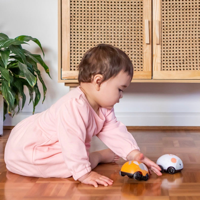 Cat & Mouse Pull Backs Zoomie Toy Spotty Dot