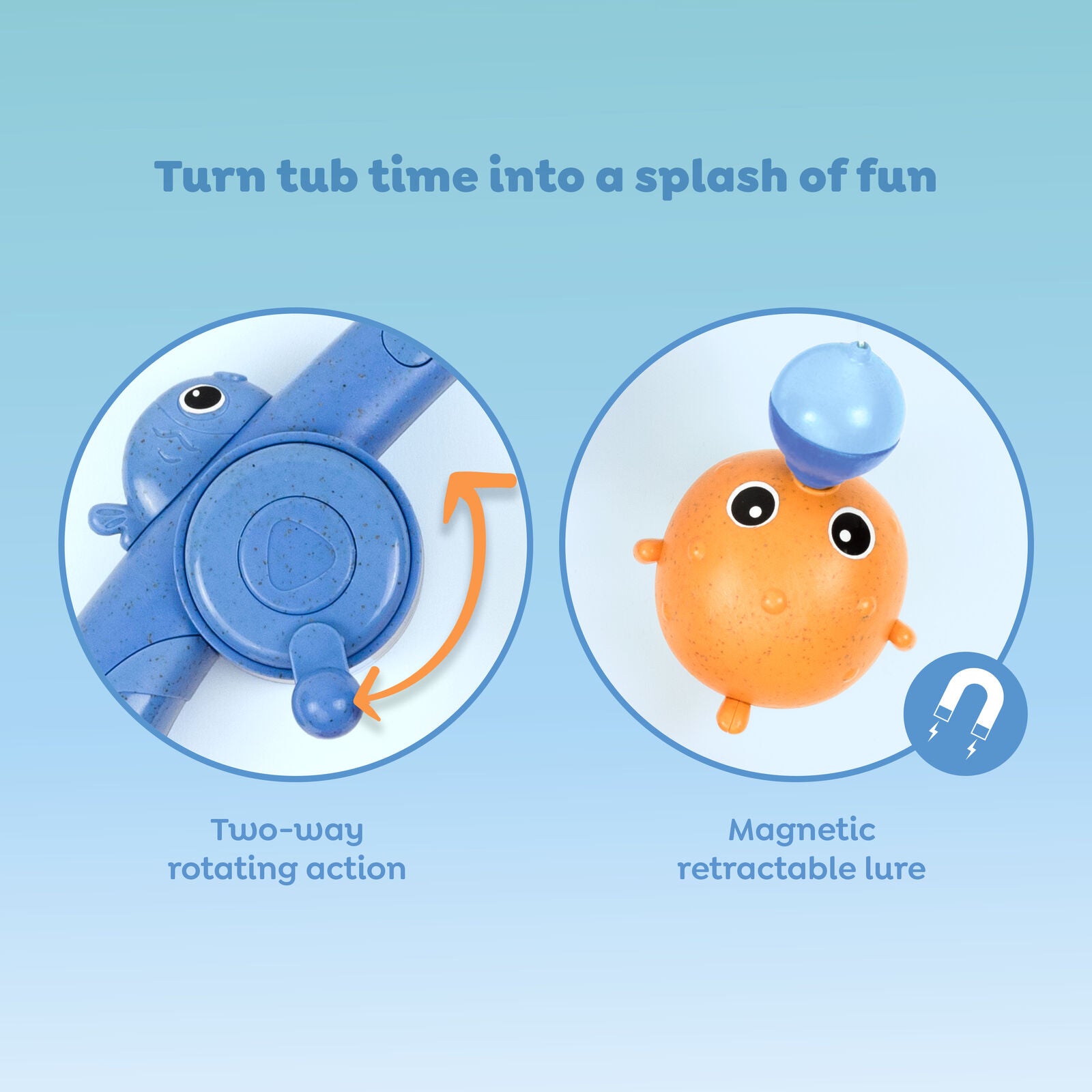 Catch & Splash Bath Fishing Game Spotty Dot Toys