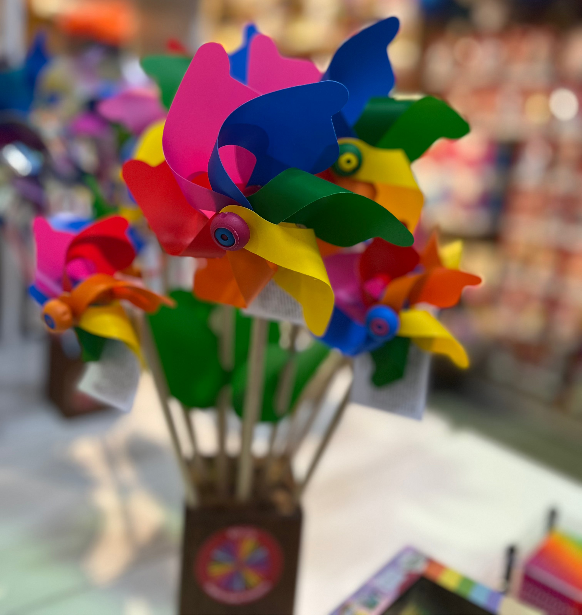 Cino & Mini Italian Whirly Windmills Spotty Dot Shop