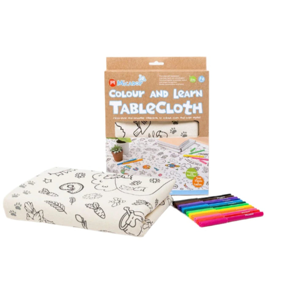 Colour & Learn Kids Tablecloth Spotty Dot Toys