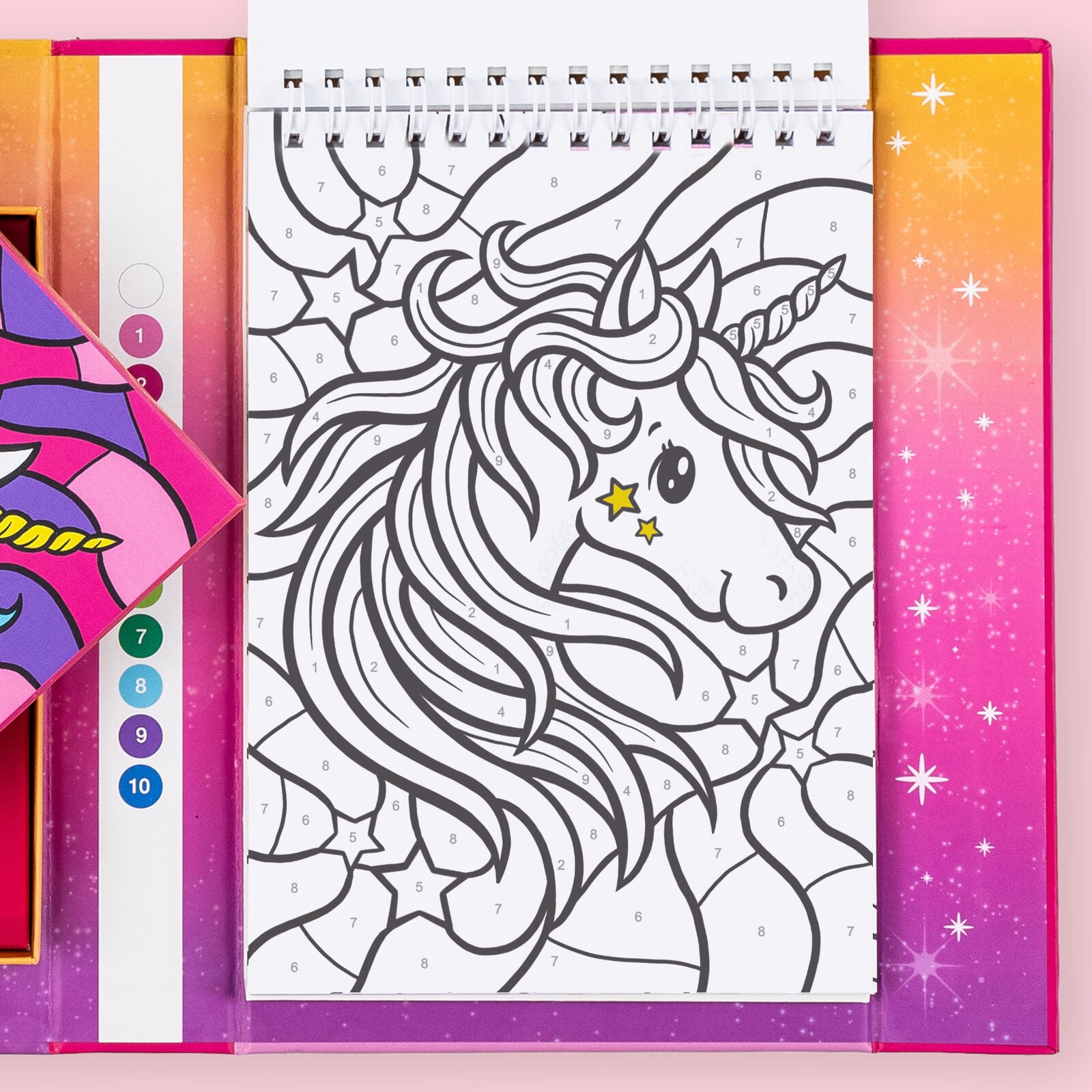 Colour by Numbers Unicorn Dreaming Spotty Dot Toys