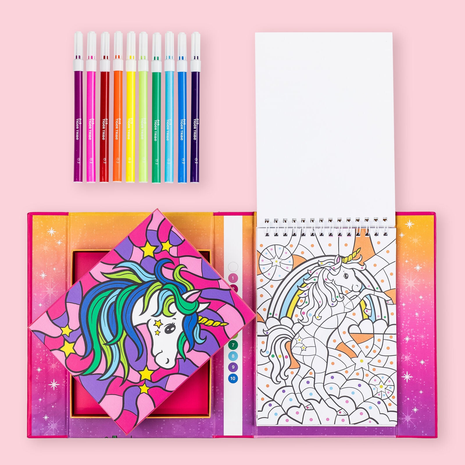 Colour by Numbers Unicorn Dreaming Spotty Dot Toys