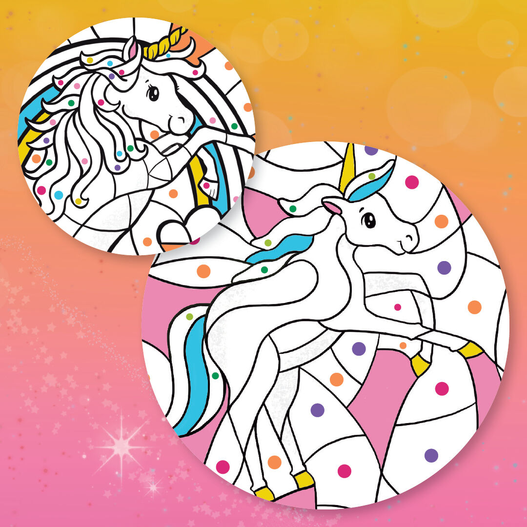 Colour by Numbers Unicorn Dreaming Spotty Dot Toys