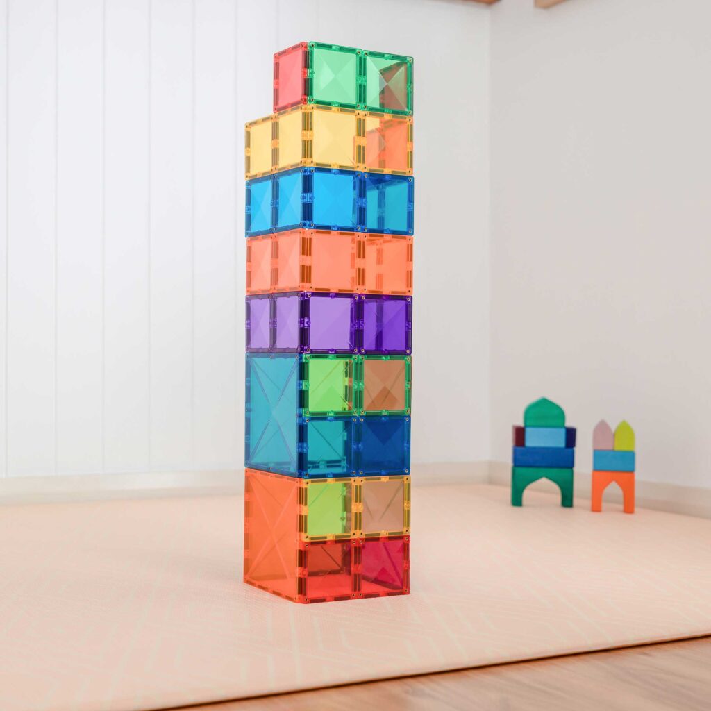 42 Piece Square Pack Rainbow - 3+
