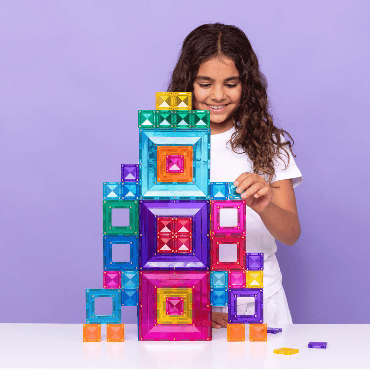 Connetix Magnetic Tiles Bright Portal Pack Spotty Dot Toys
