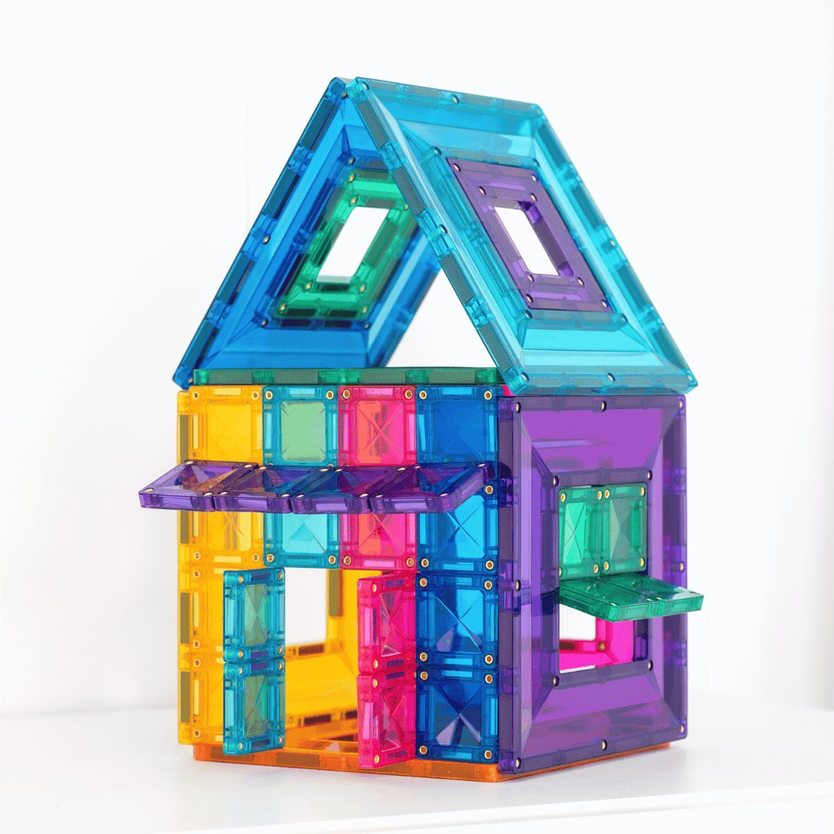 Connetix Magnetic Tiles Bright Portal Pack Spotty Dot Toys