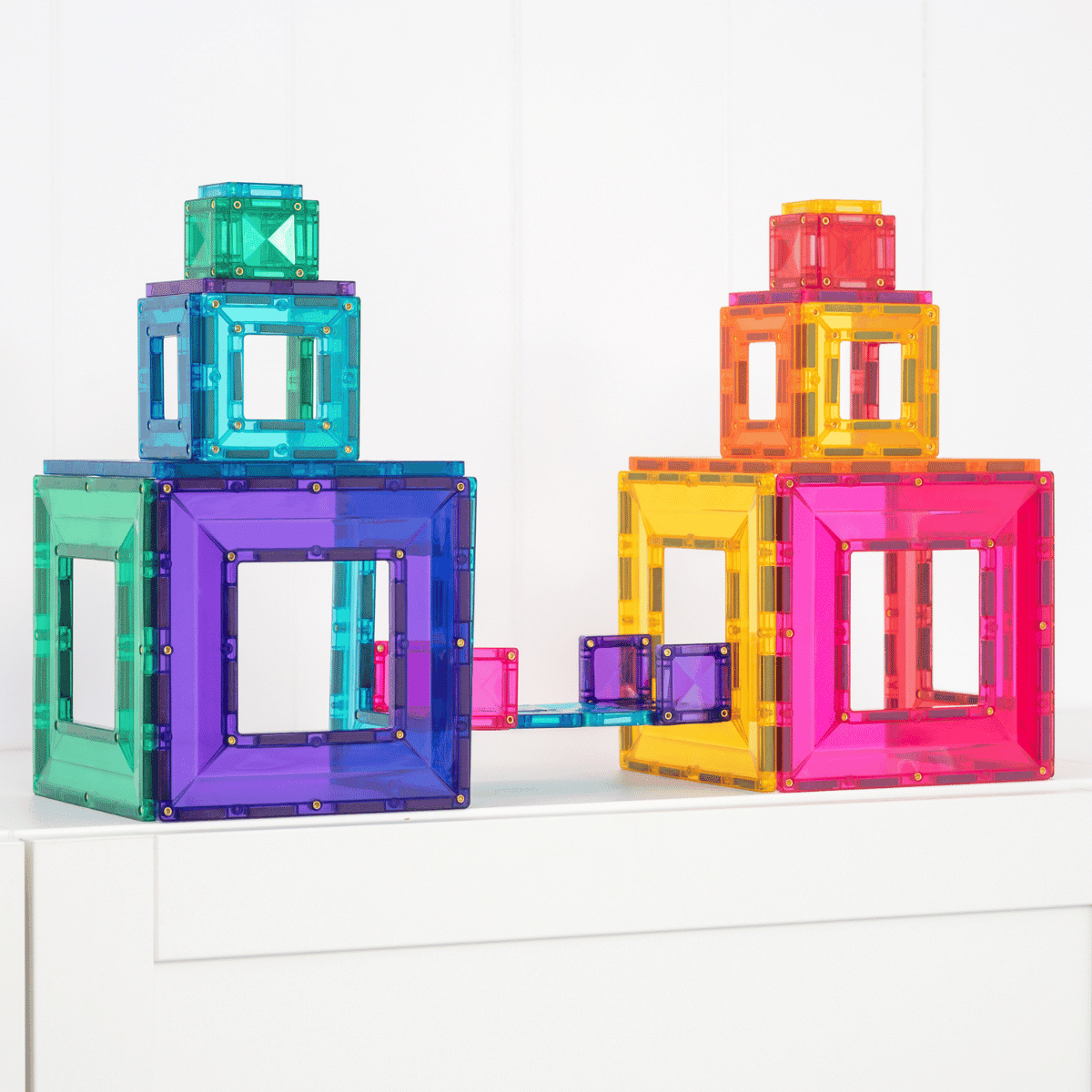 Connetix Magnetic Tiles Bright Portal Pack Spotty Dot Toys