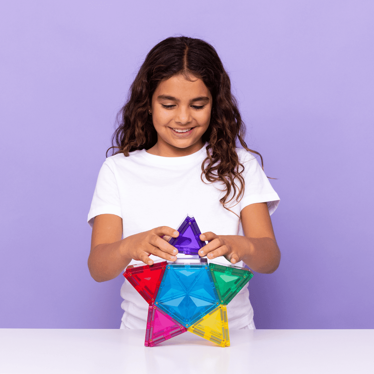 Connetix Magnetic Tiles Light Star Pack Spotty Dot Toys