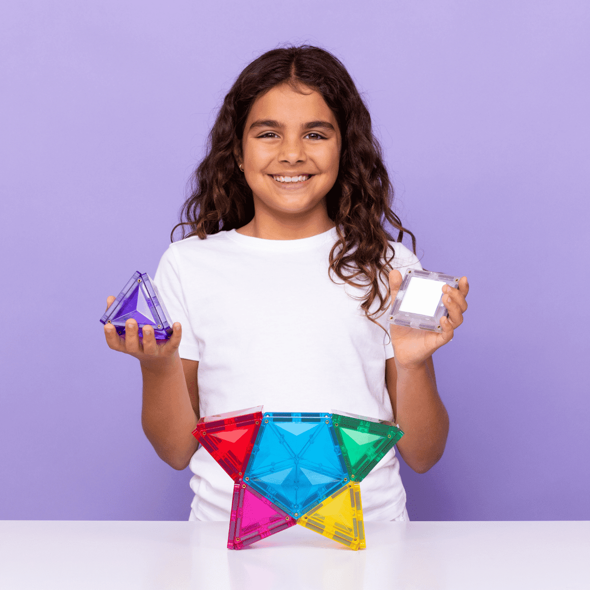 Connetix Magnetic Tiles Light Star Pack Spotty Dot Toys