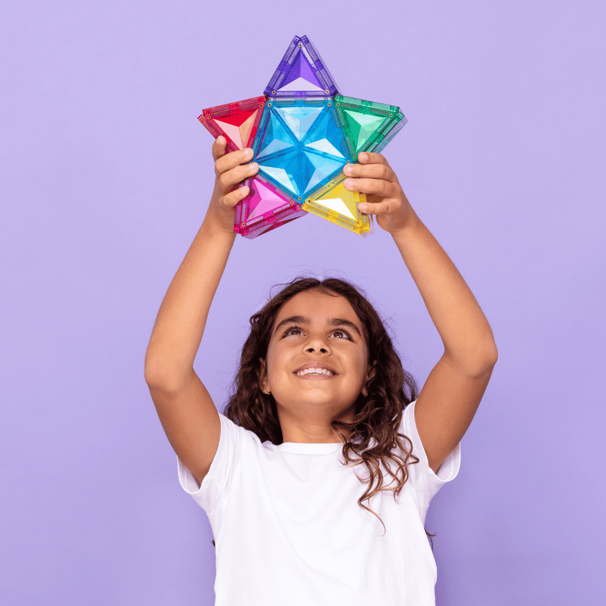 Connetix Magnetic Tiles Light Star Pack Spotty Dot Toys