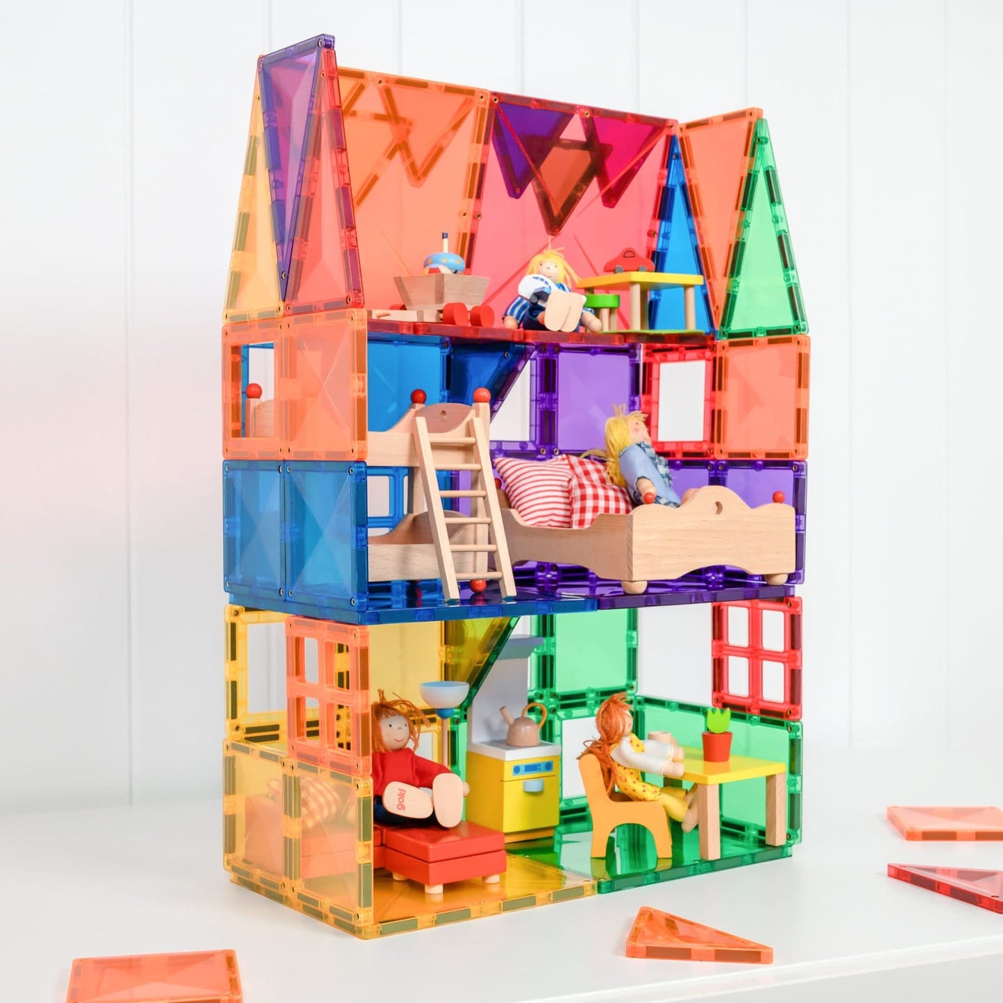 Connetix Magnetic Tiles Starter Pack Spotty Dot Toys