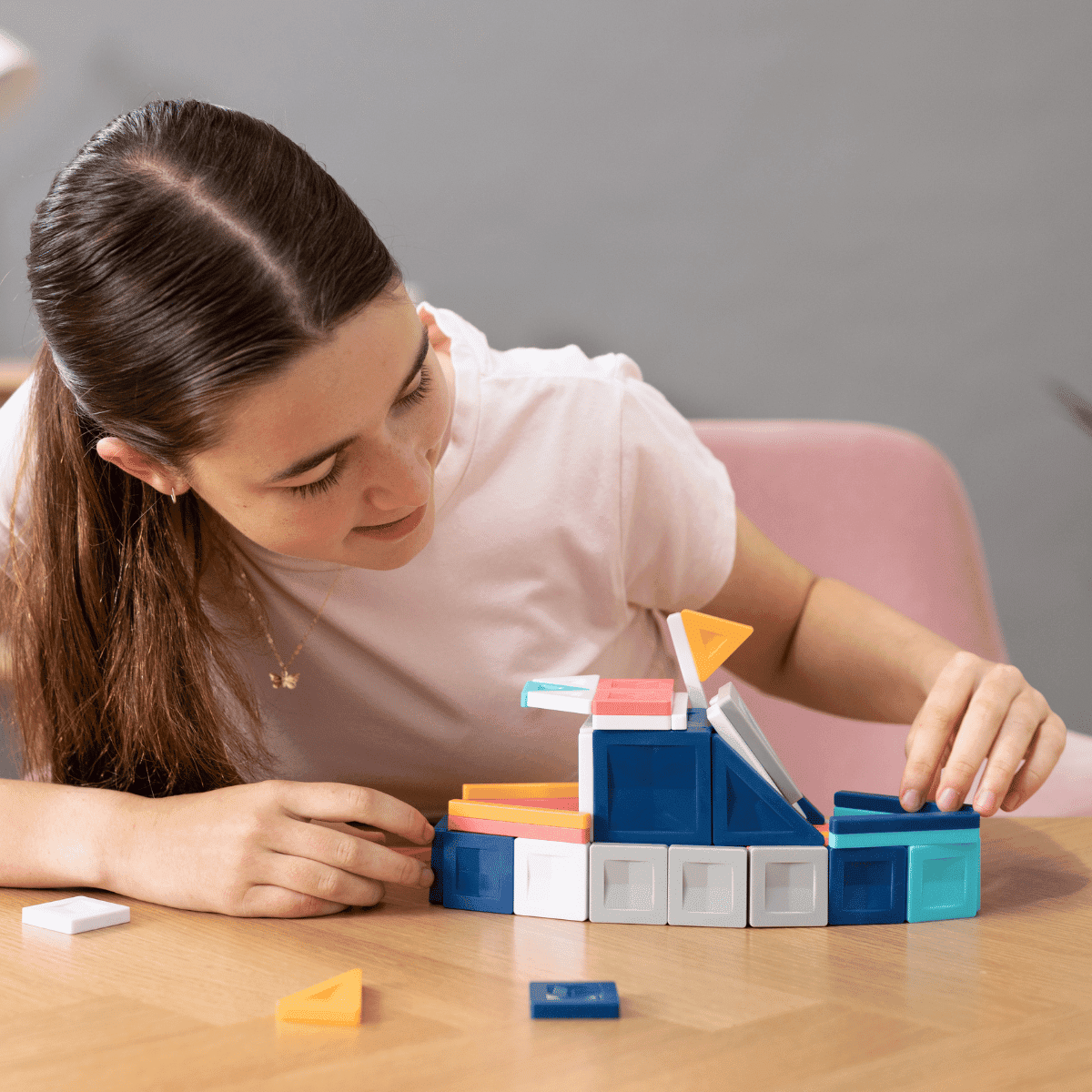 Connetix Pro Constructor Set Magnetic Tiles Spotty Dot Toys