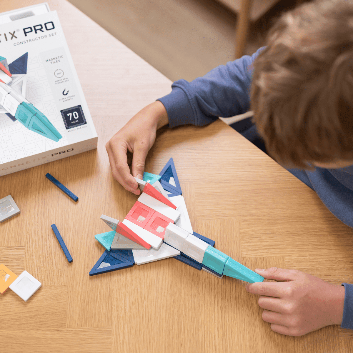 Connetix Pro Constructor Set Magnetic Tiles Spotty Dot Toys