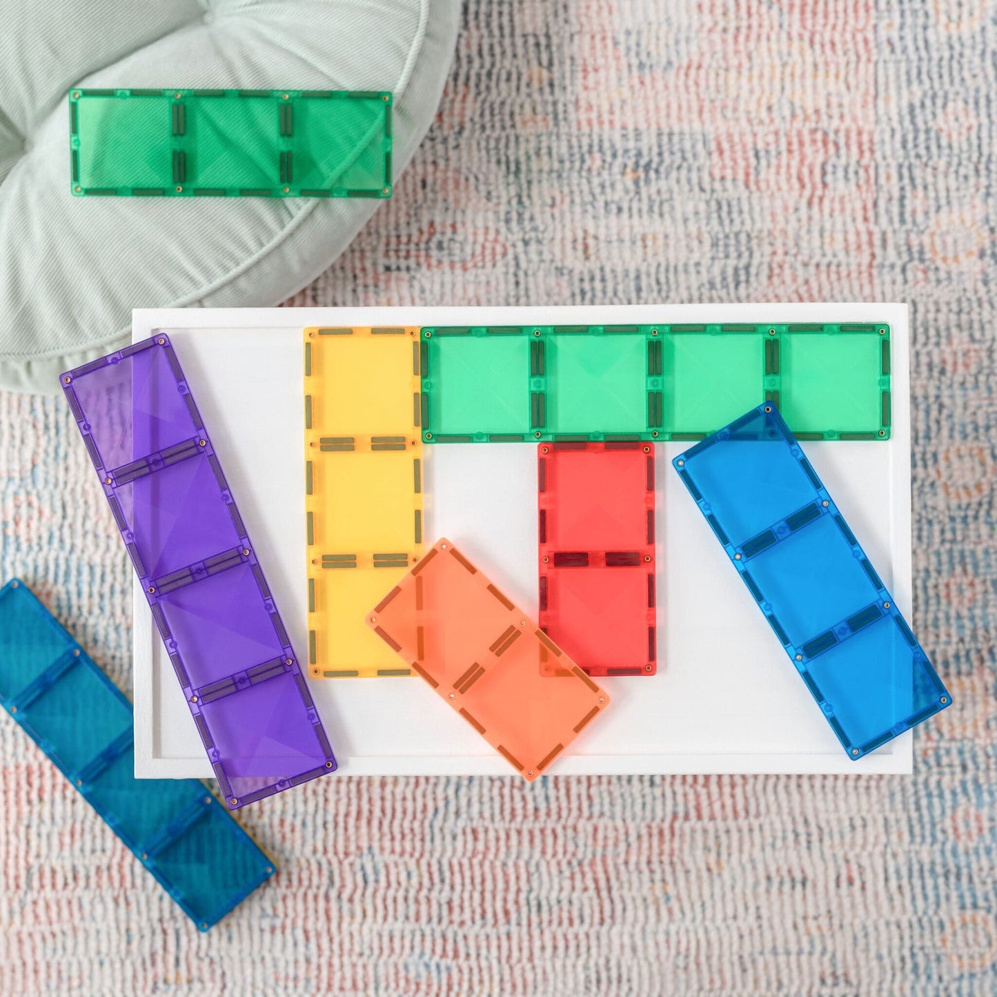 Connetix 18 Piece Magnetic Tile Pack - RECTANGLE - Spotty Dot AU
