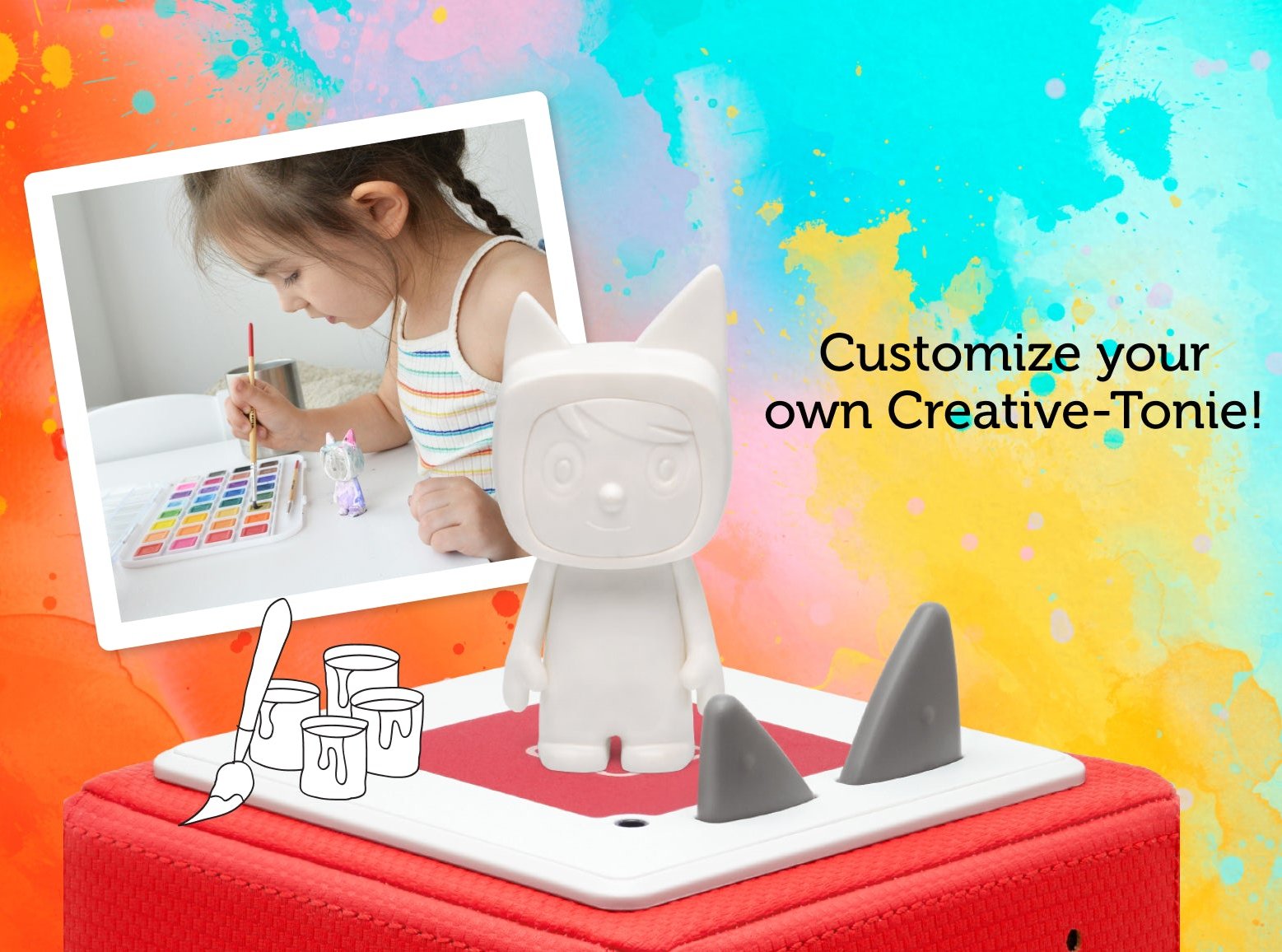 Creative Tonie Audio Character Blank Record your Own Spotty Dot Toys