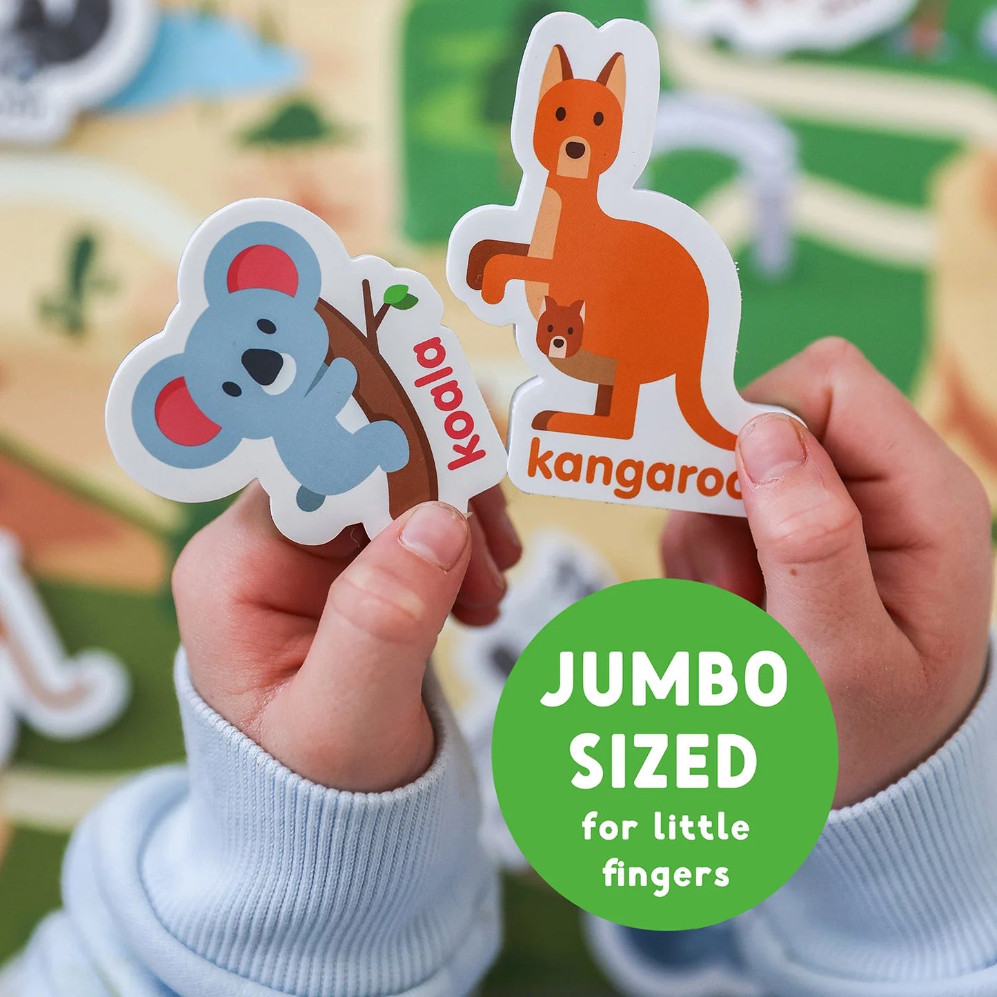 Magnetic Zoo Animals Spotty Dot Child