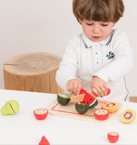 Wooden Cutting Fruit - Spotty Dot Toys