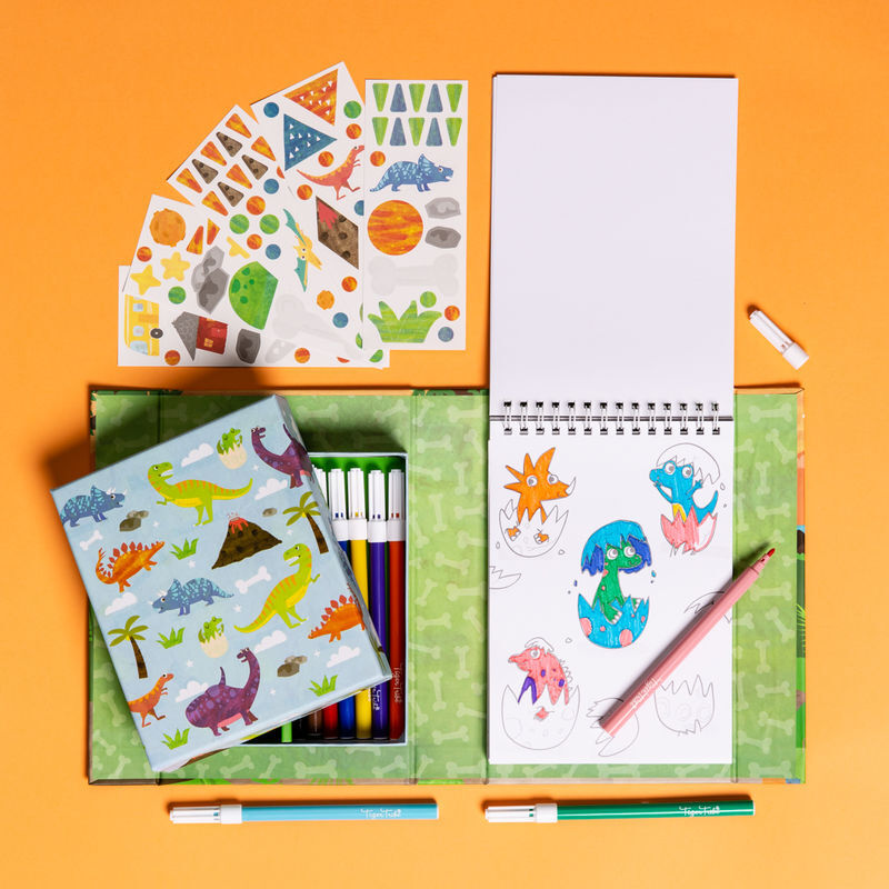Dinosaurs Colouring Set Spotty Dot Toys
