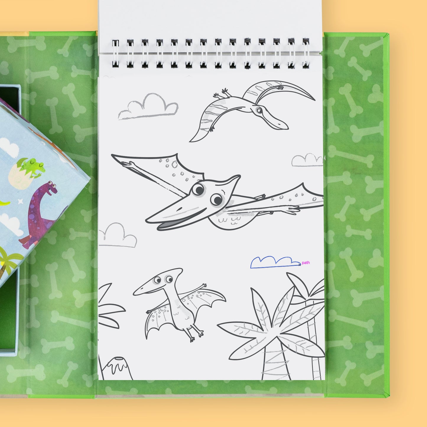 Dinosaurs Colouring Set Spotty Dot Toys