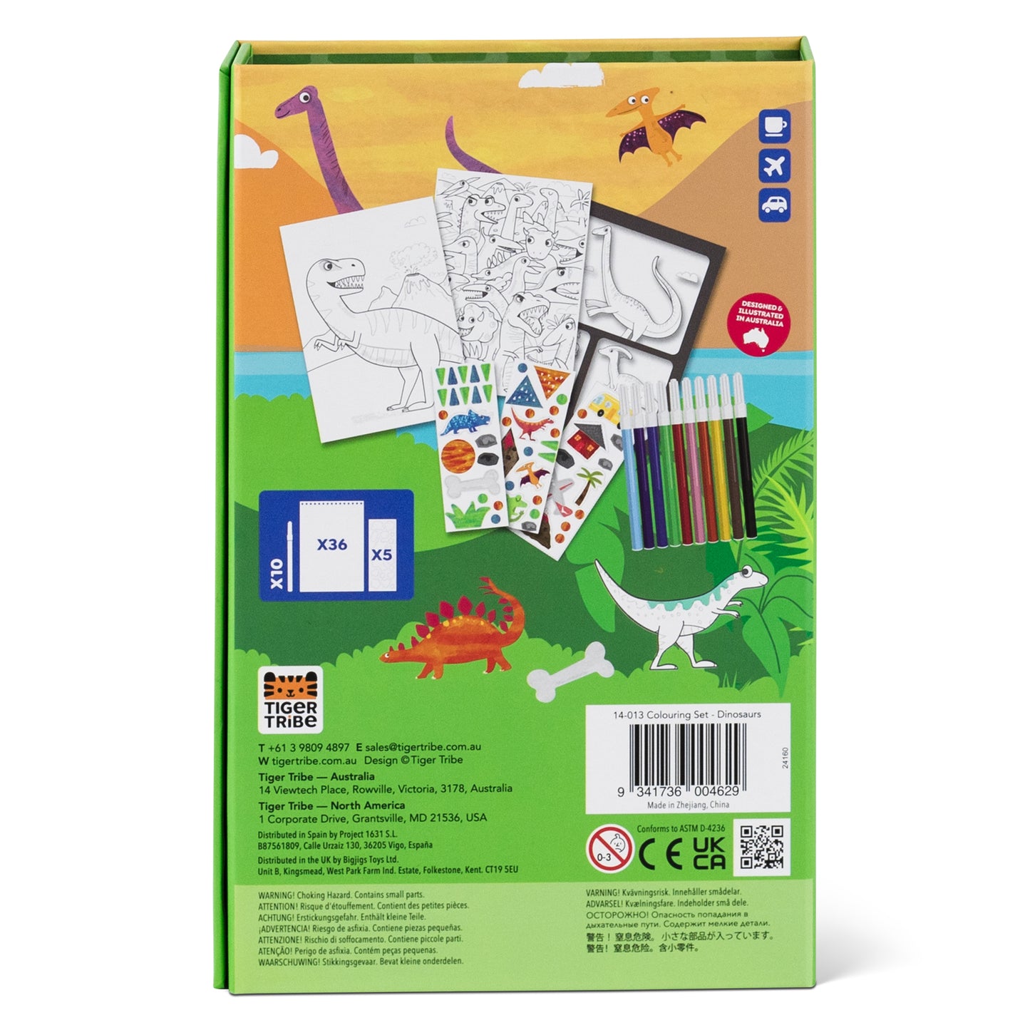 Dinosaurs Colouring Set Spotty Dot Toys