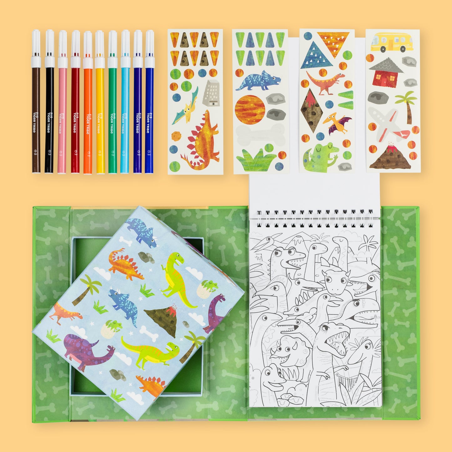 Dinosaurs Colouring Set Spotty Dot Toys