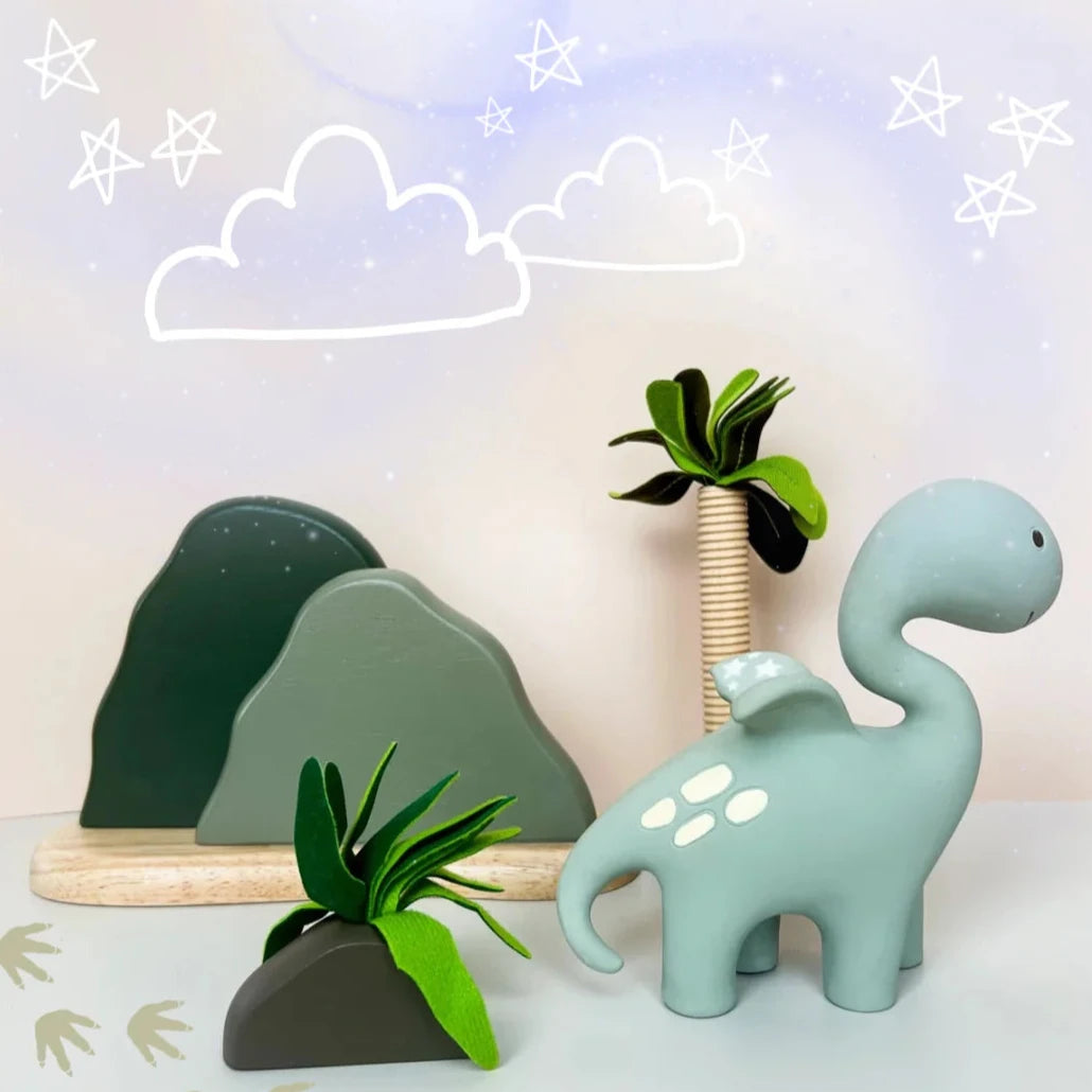 Diplo the Dino Dragon Sage Teether Spotty Dot