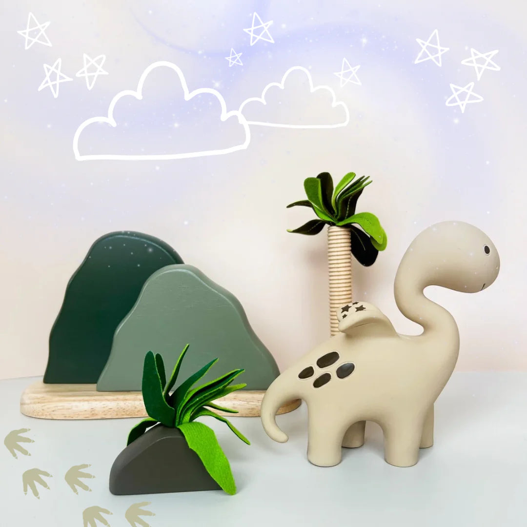 Diplo the Dragon Dino Brown Spotty Dot Baby