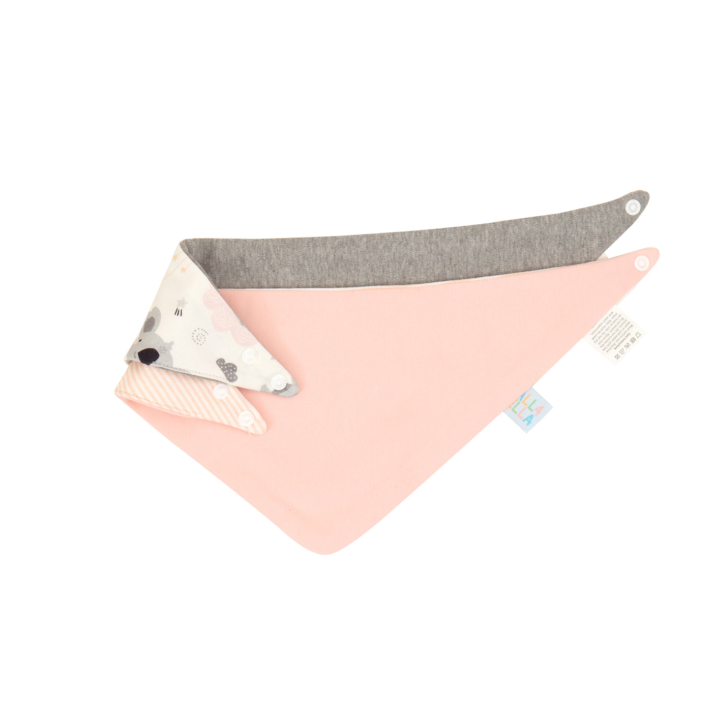 Koala Pink - Dribble Bib - Spotty Dot