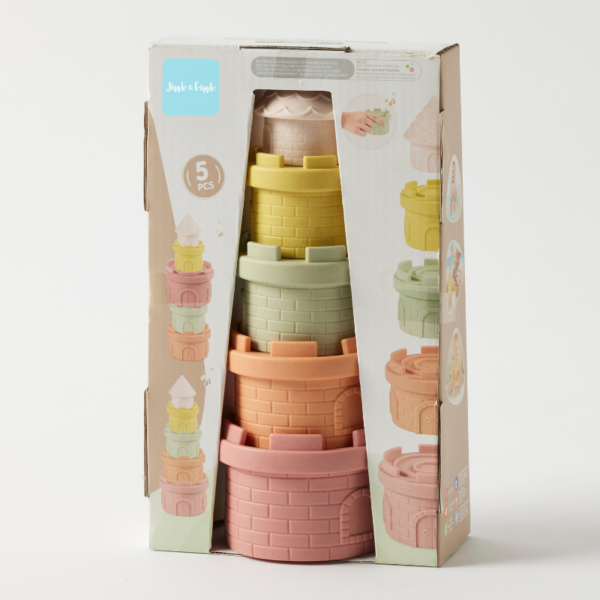 Eco Castle Stacker Stacker Spotty Dot Toys