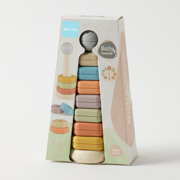 Eco Hexagonal Stacker Spotty Dot Toys