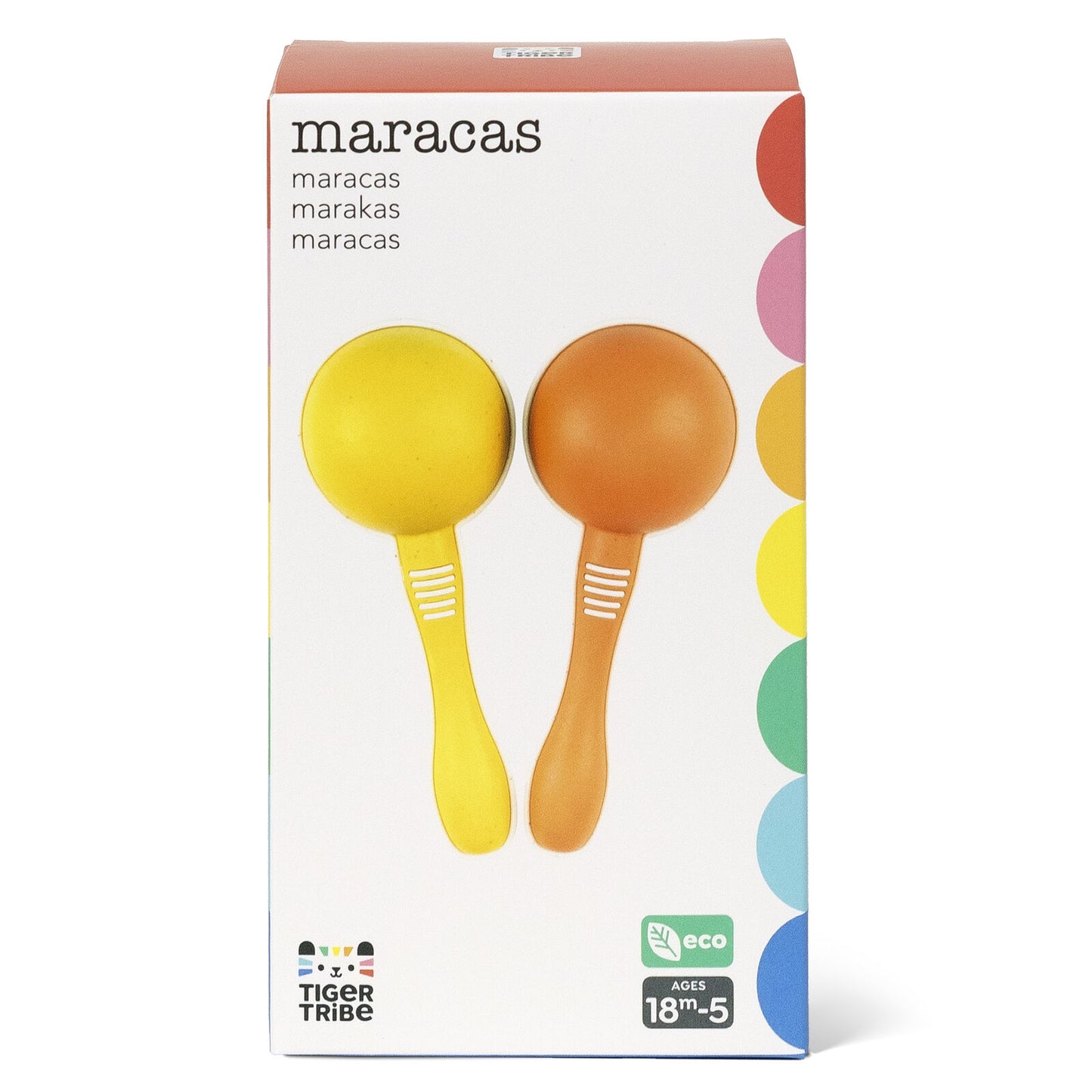 Eco Maracas Spotty Dot Toys