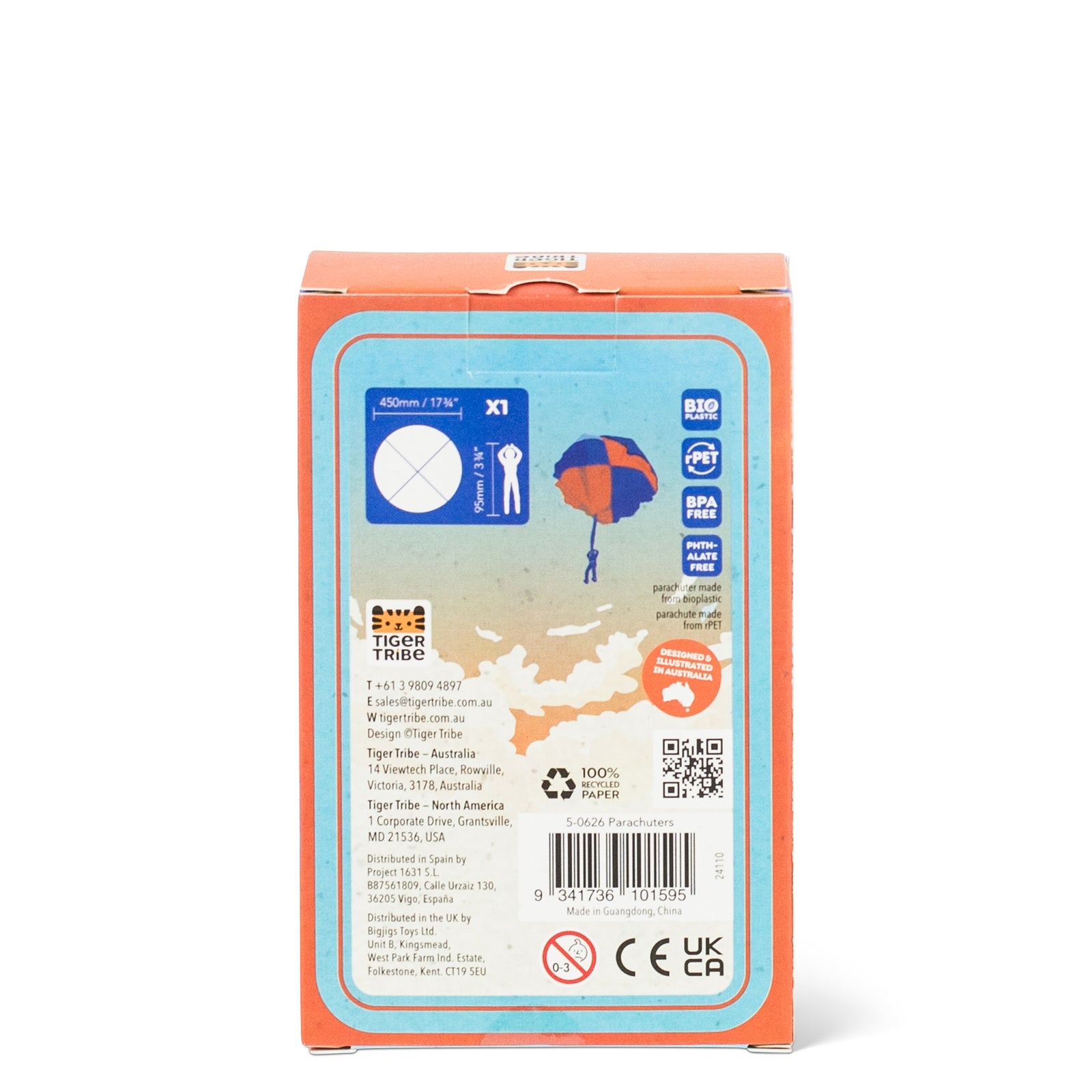 Eco Parachuter Toy Spotty Dot Child