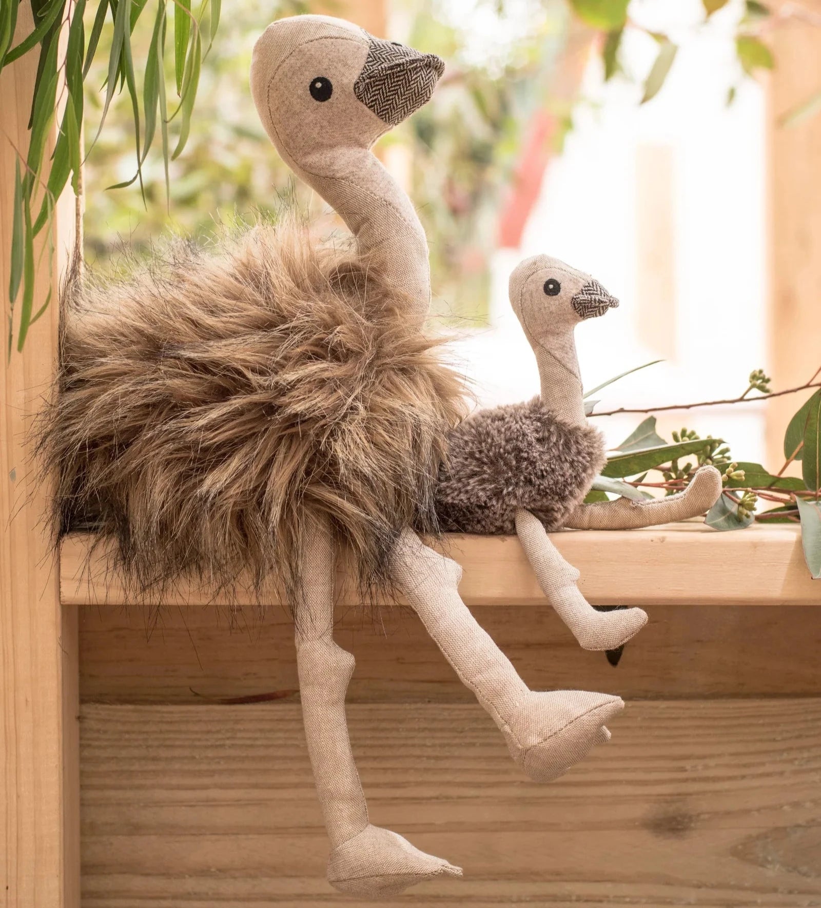 Eddie Emu small & large Spotty Dot Toys