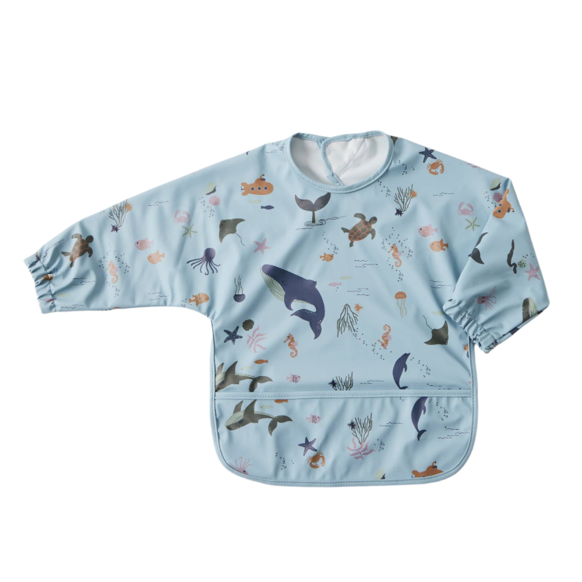 Ocean Feeding Art Smock - Spotty Dot