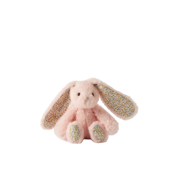 Floral Peach Baby Rattle Spotty Dot Toys