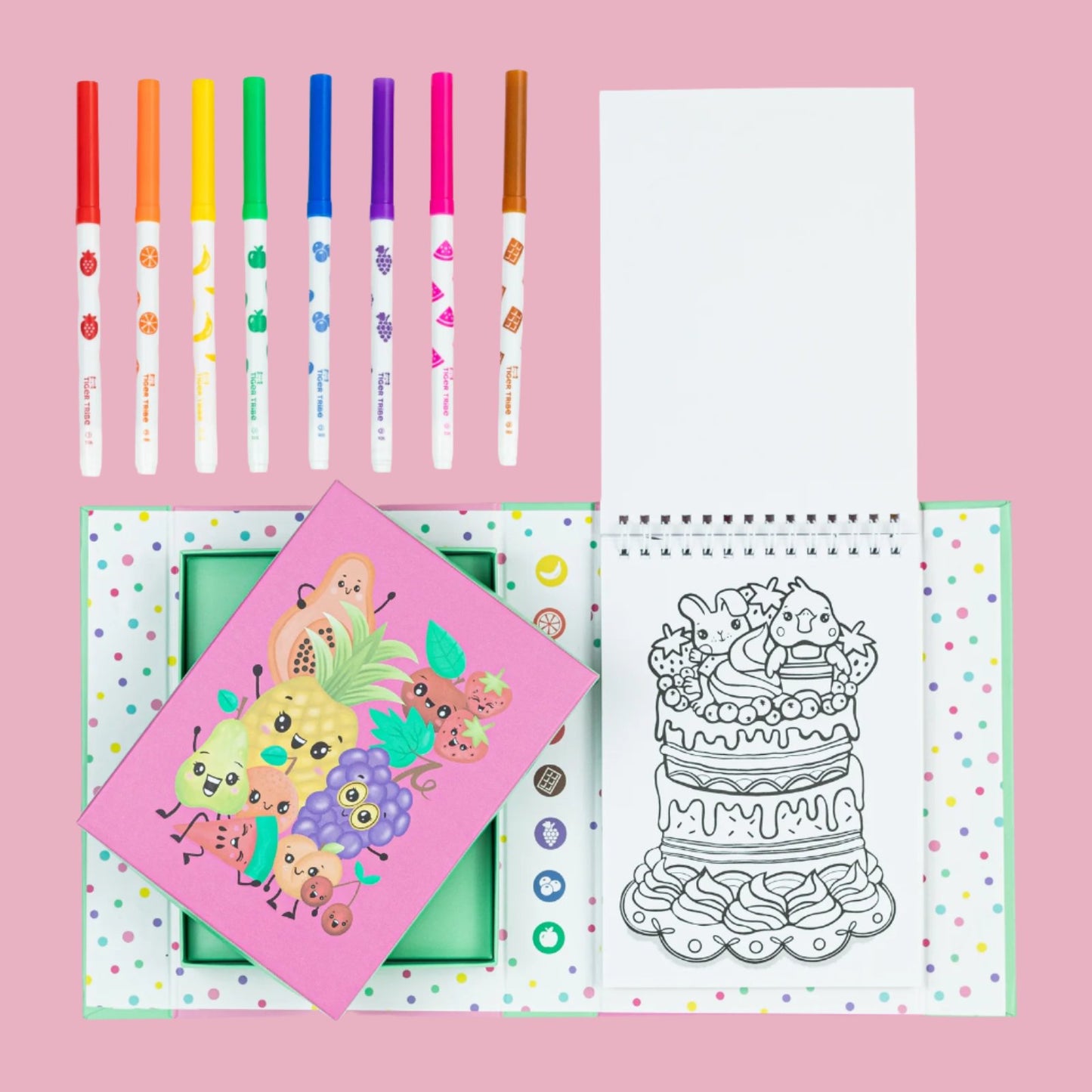 Fruity Cutie Scented Colouring Set - Spotty Dot Toys