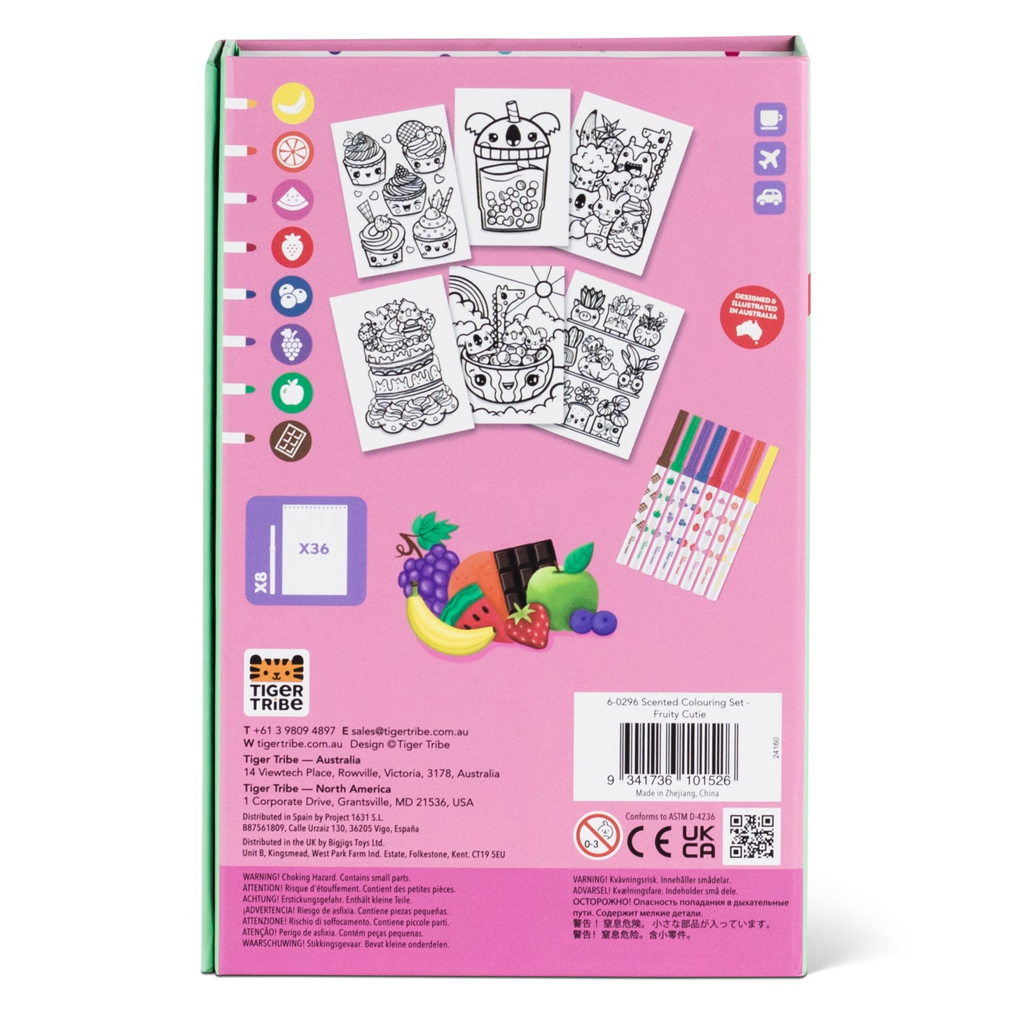 Fruity Cutie Colouring Set Spotty Dot Toys