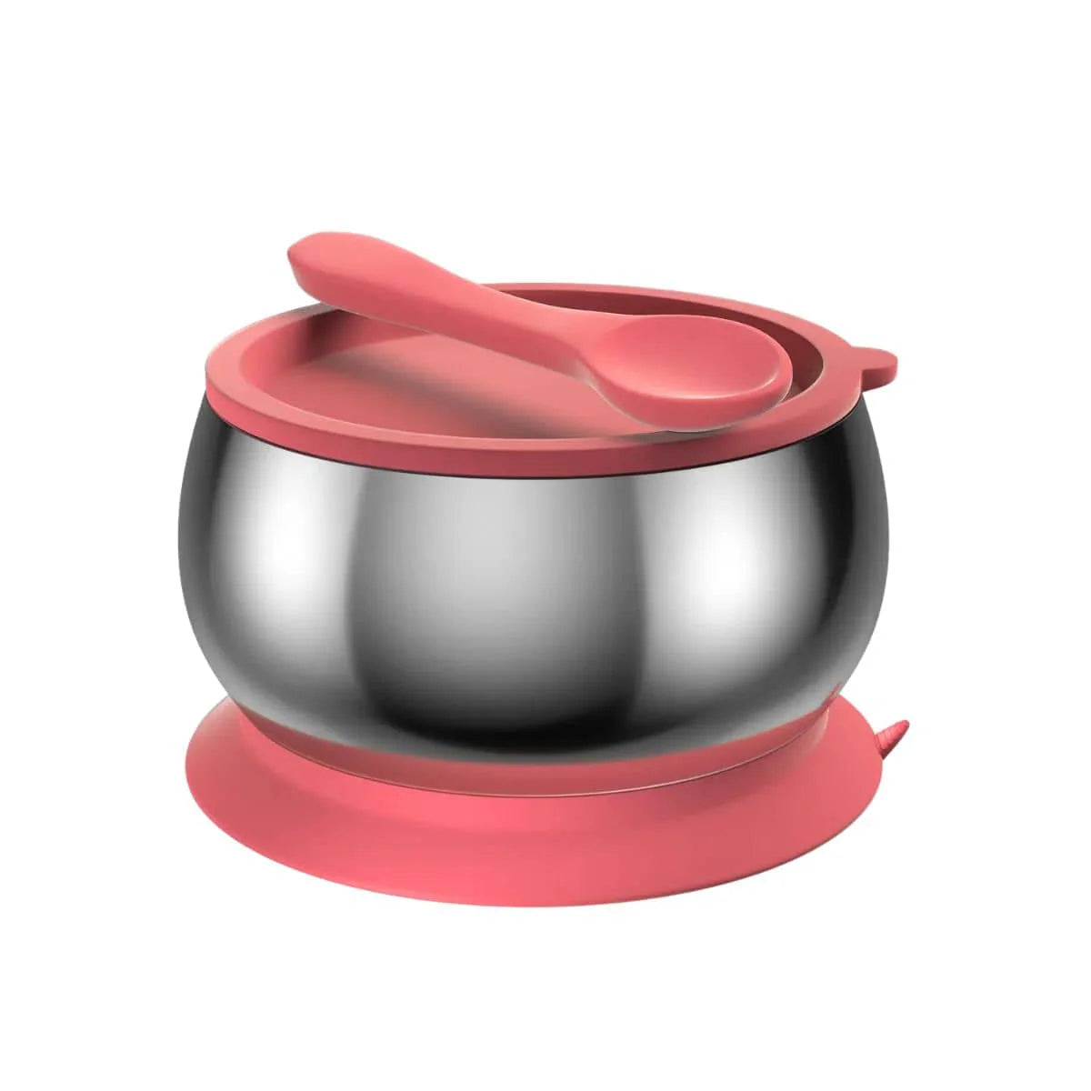 French Navy Stainless Steel Bowl Spotty Dot Child